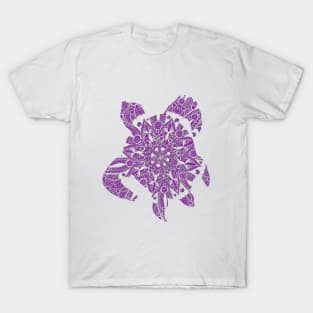 Purple Mandala Turtle T-Shirt